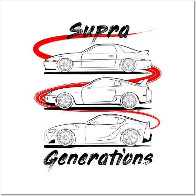 Supra Generations Wall Art by turboosted